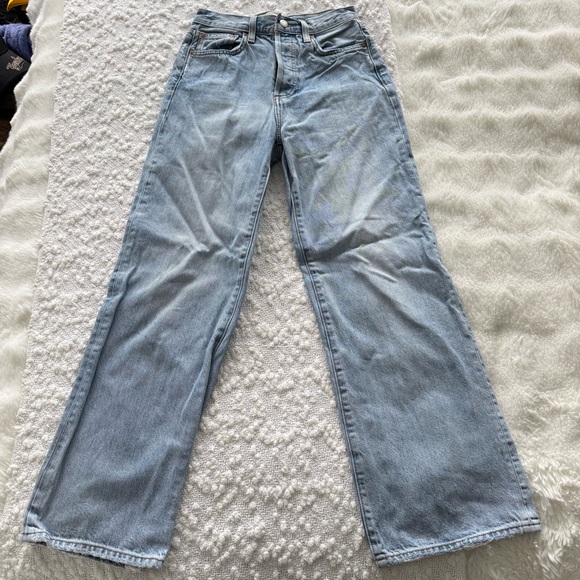 ARITZIA denim forum Farrah high rise wide leg jean - Picture 2 of 5